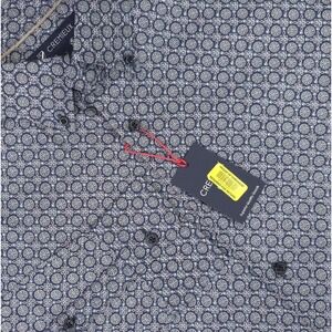 Cremieux Shirt Mens Large Blue Geometric Medallion Print Cotton Long Sleeve